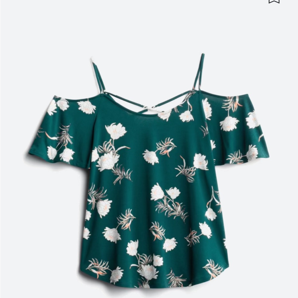 NWT- Kaileigh Valette Back Detail Cold Shoulder Knit Top